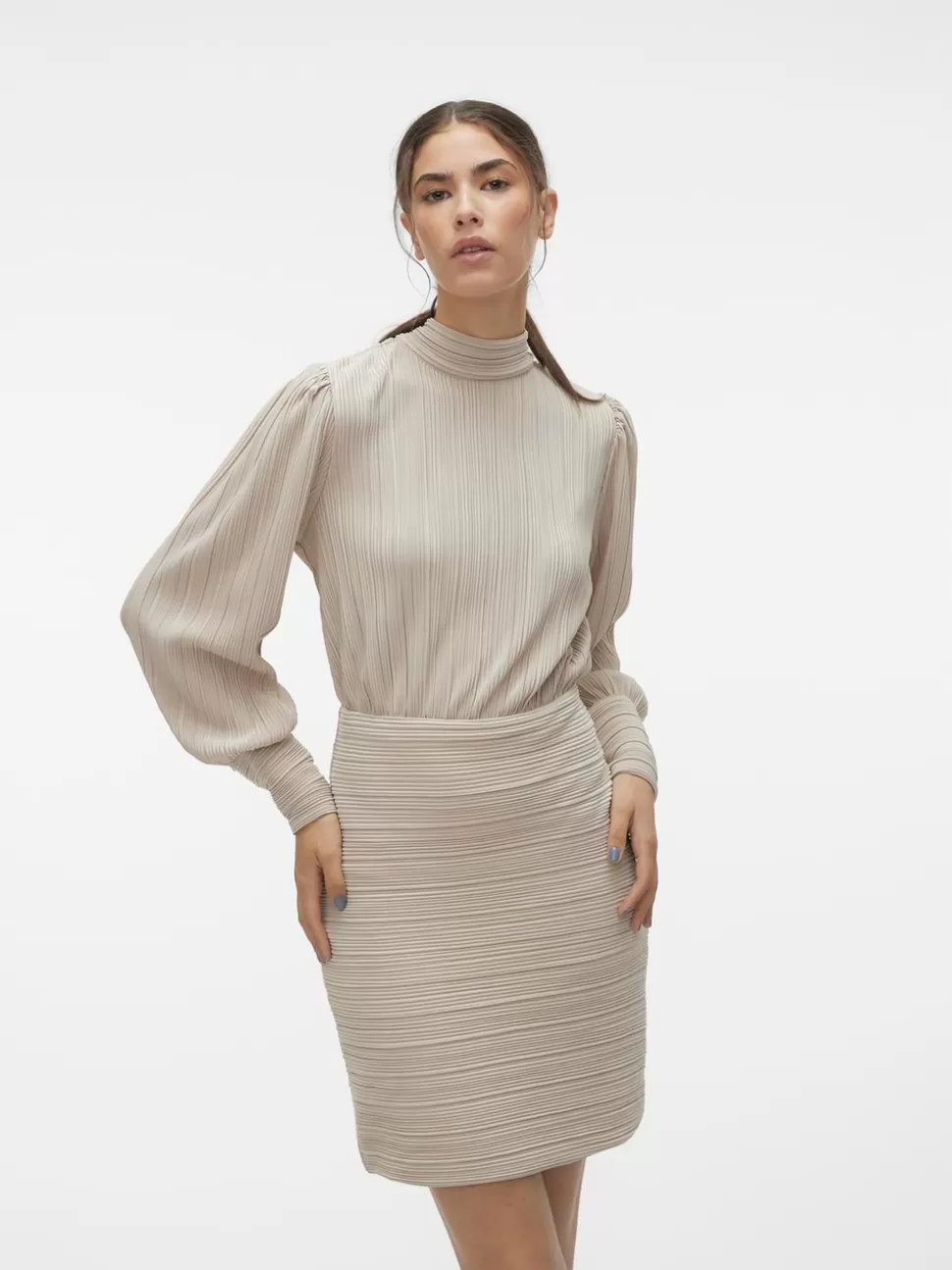 Festkläder | Klänningar^VERO MODA VMAURORA Kort Klänning Pumice Stone