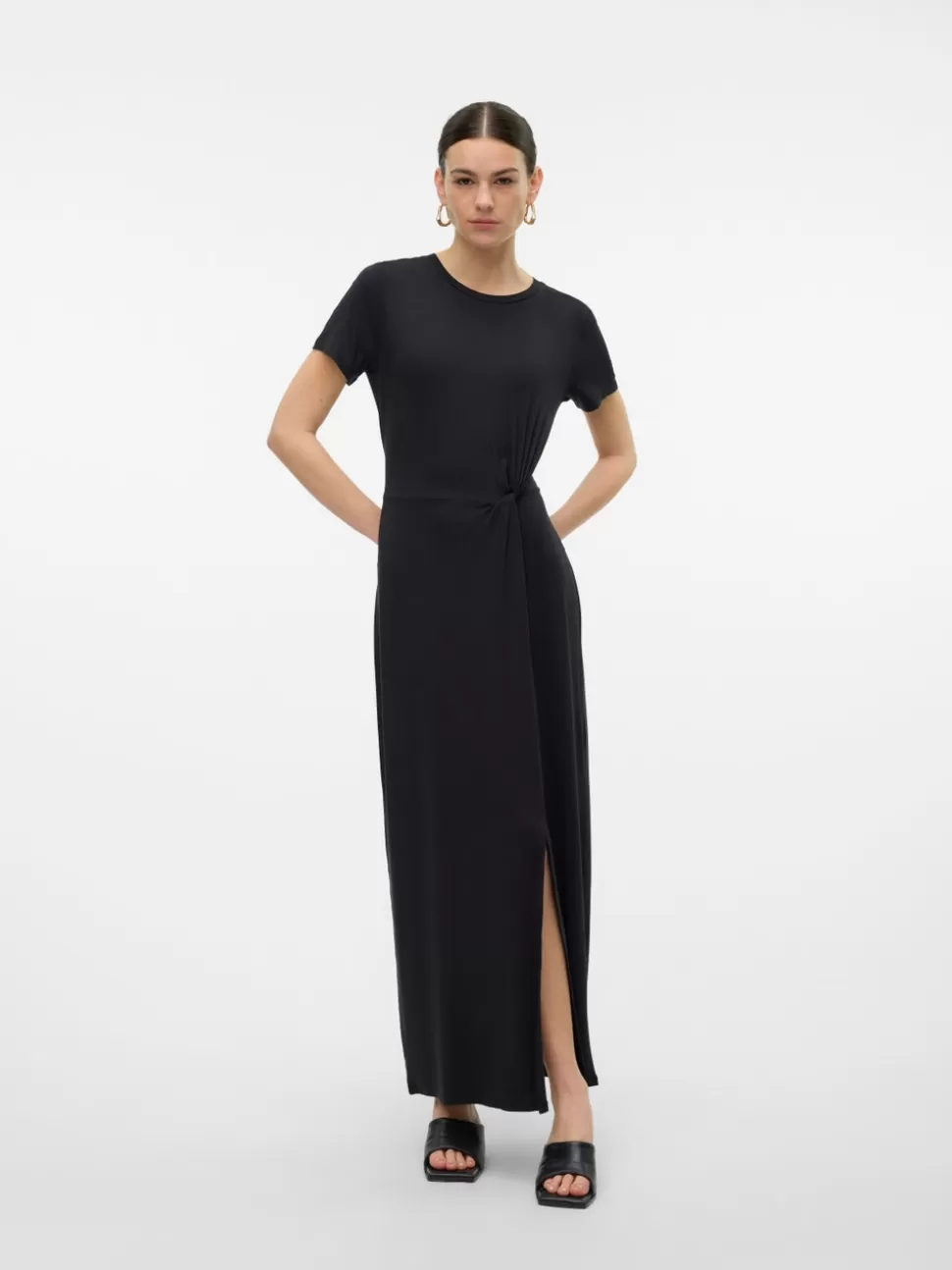Klänningar^VERO MODA VMAVA Lång Klänning Black