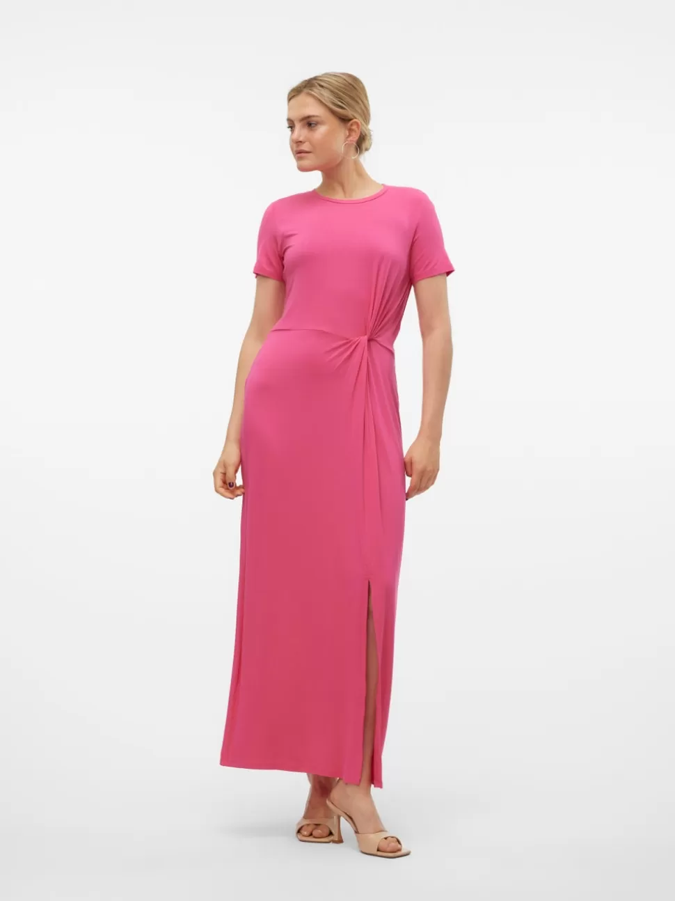 Klänningar^VERO MODA VMAVA Lång Klänning Raspberry Sorbet