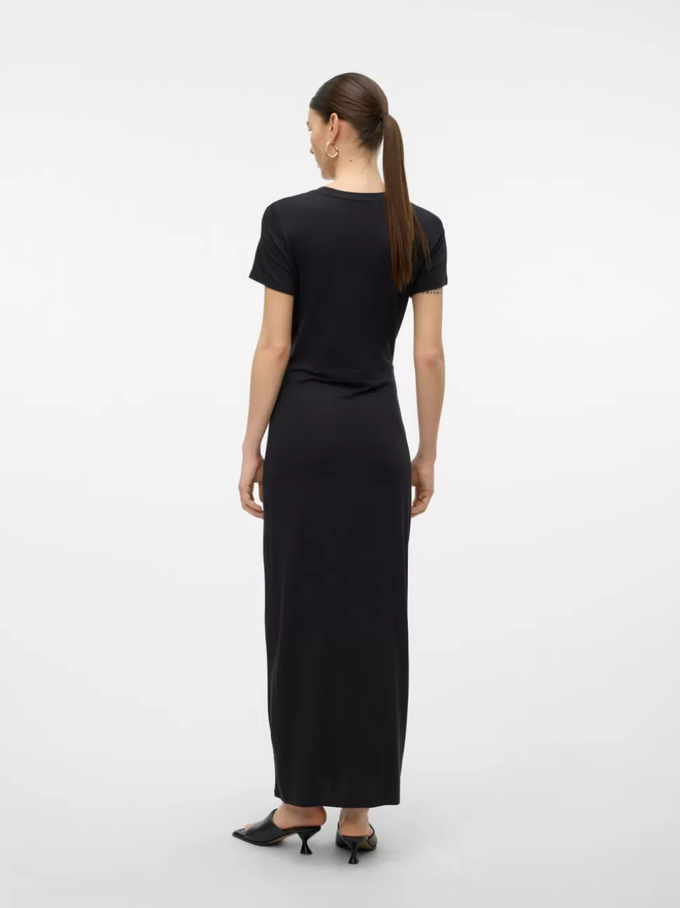 Klänningar^VERO MODA VMAVA Lång Klänning Black