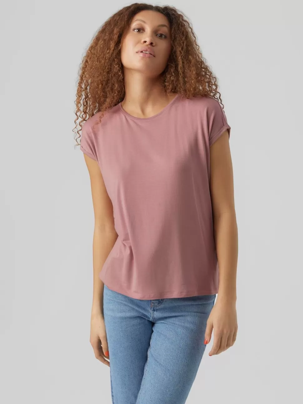 Toppar | Basics^VERO MODA VMAVA T-shirt Nostalgia Rose