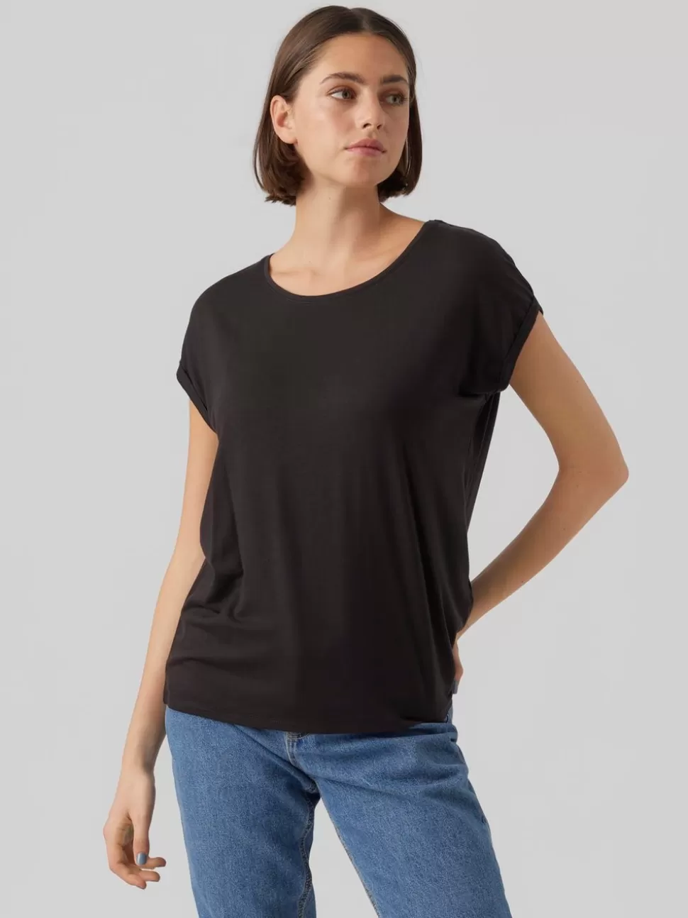 Jeans | Festkläder^VERO MODA VMAVA T-shirt Black