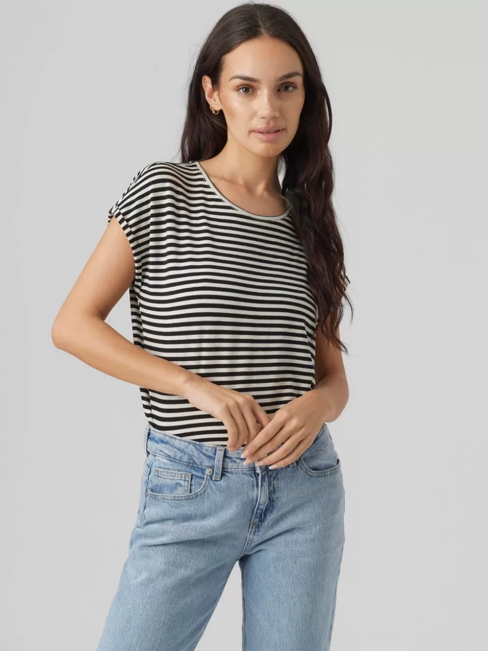 Basics | Toppar^VERO MODA VMAVA T-shirt Black