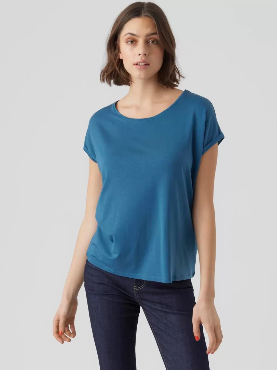 Toppar | Basics^VERO MODA VMAVA T-shirt Moroccan Blue