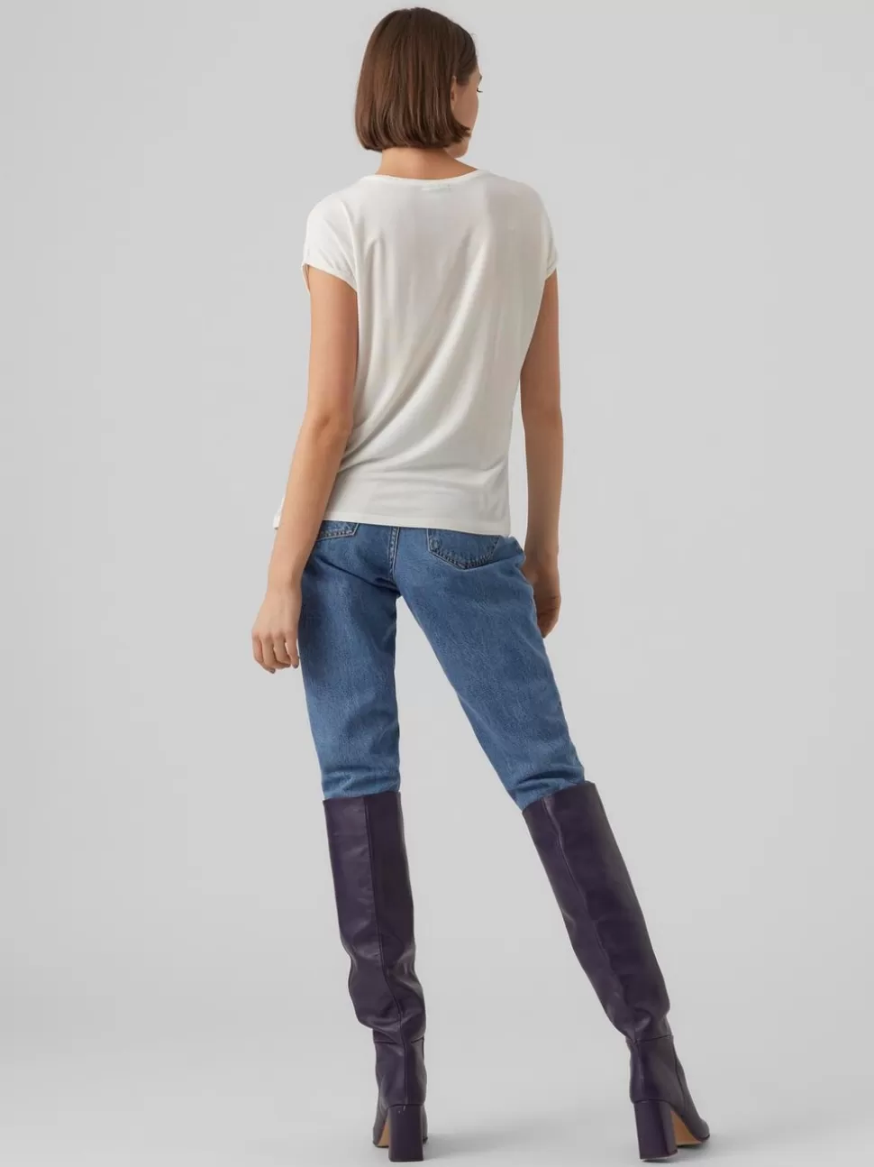 Toppar | Basics^VERO MODA VMAVA T-shirt Snow White