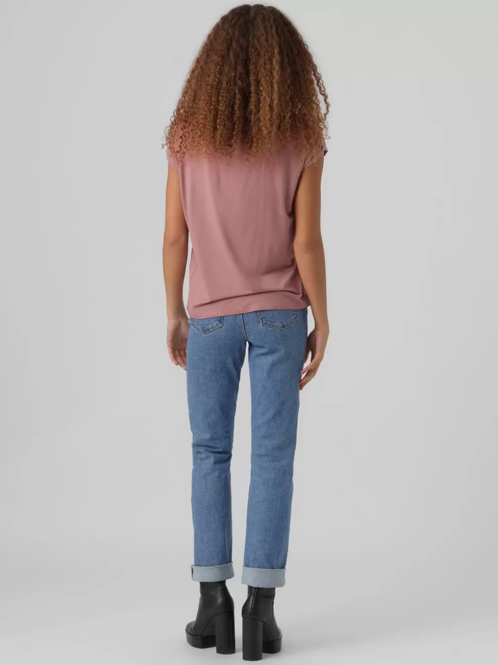 Toppar | Basics^VERO MODA VMAVA T-shirt Nostalgia Rose