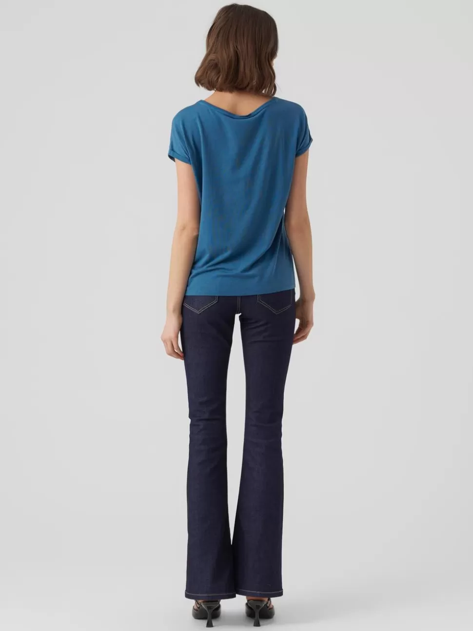Toppar | Basics^VERO MODA VMAVA T-shirt Moroccan Blue