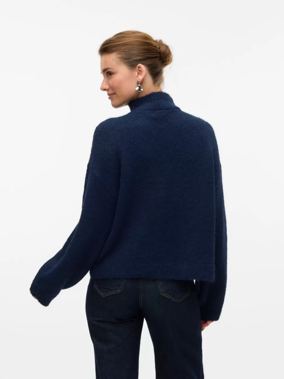 Stickat^VERO MODA VMAWSOME Pullover Navy Blazer