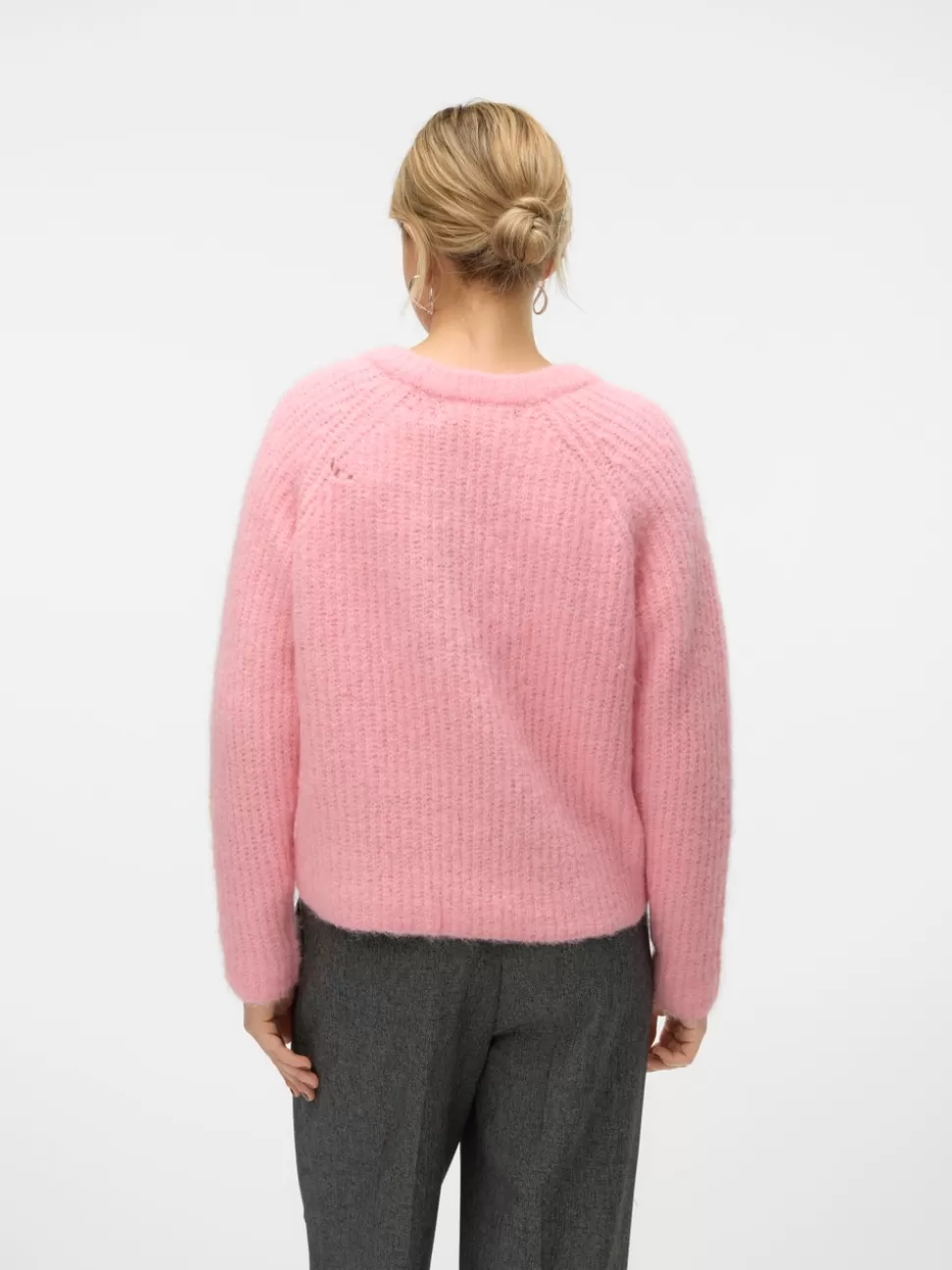 Stickat^VERO MODA VMAWSOME Pullover Bonbon