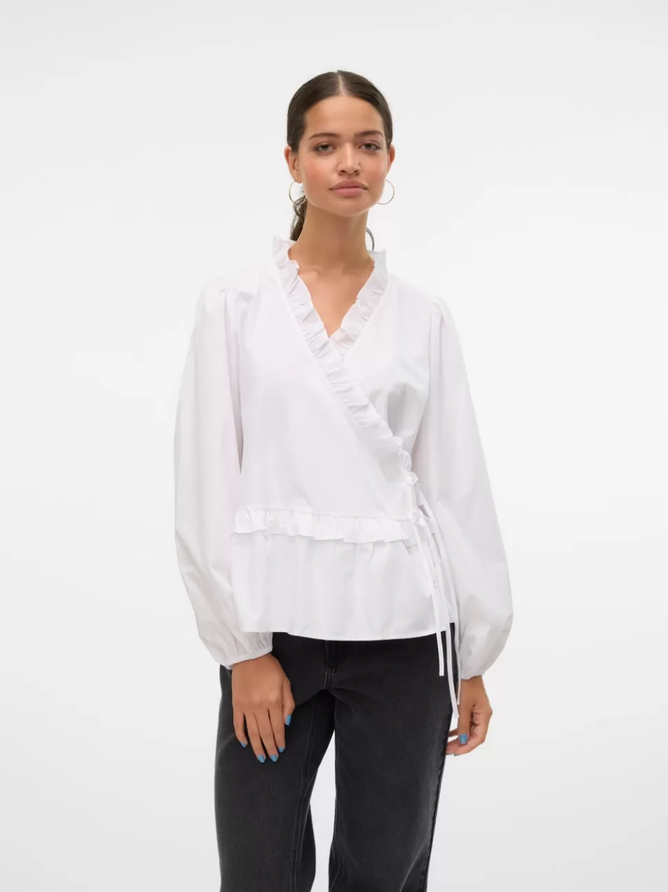 Toppar^VERO MODA VMAYA Topp Bright White