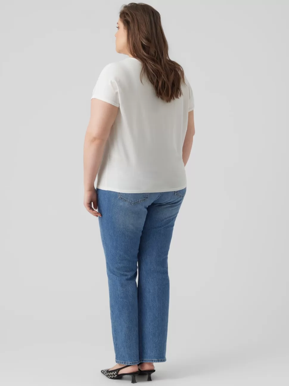 Toppar^VERO MODA VMAYA T-shirt Snow White