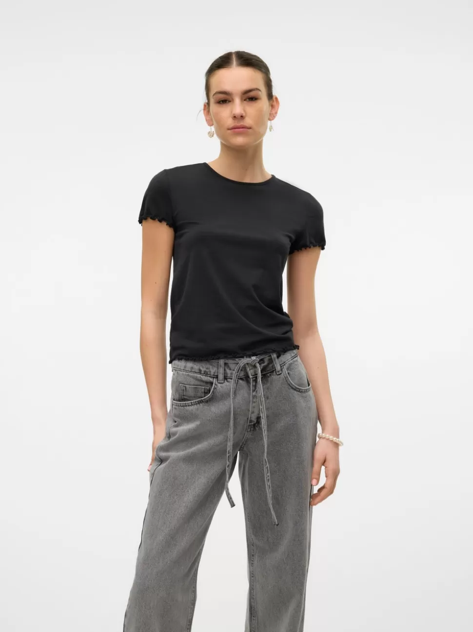 Basics | Toppar^VERO MODA VMBARBARA T-shirt Black