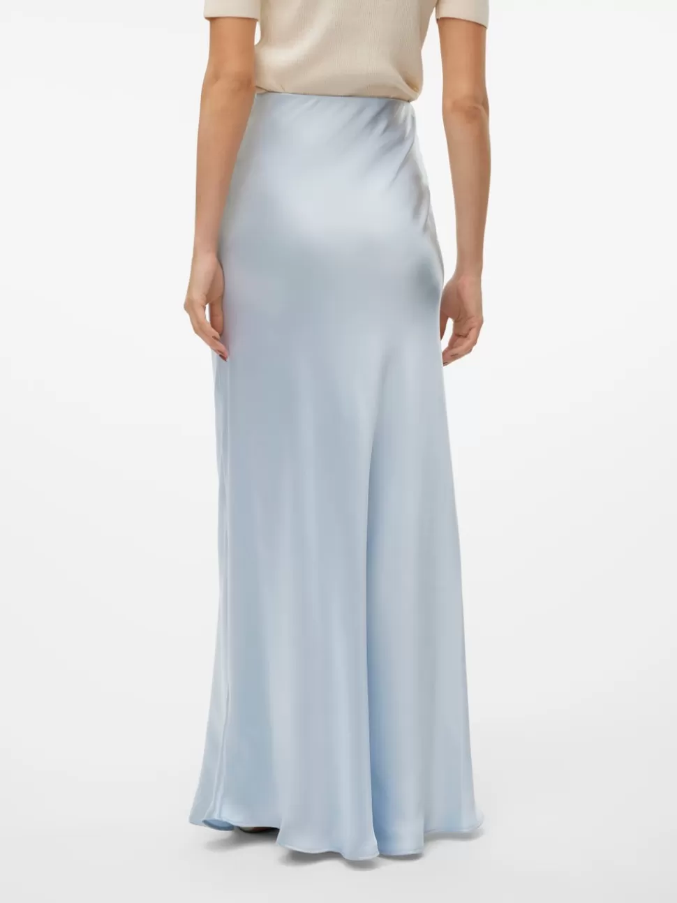 Festkläder | Kjolar^VERO MODA VMBEATRICE Hög Midja Lång Kjol Cashmere Blue