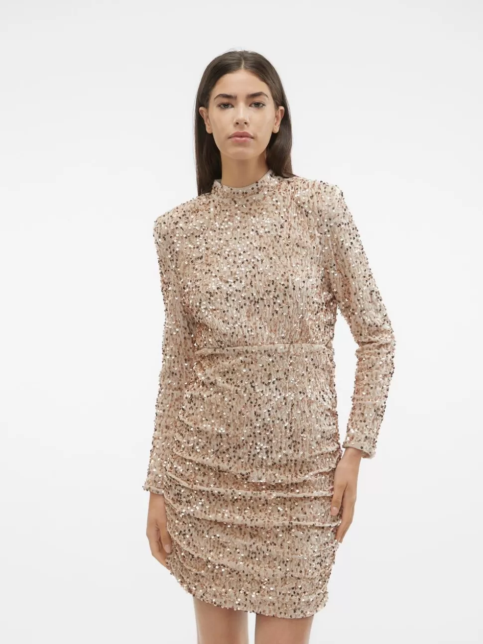 Klänningar | Festkläder^VERO MODA VMBELLA Kort Klänning Pumice Stone