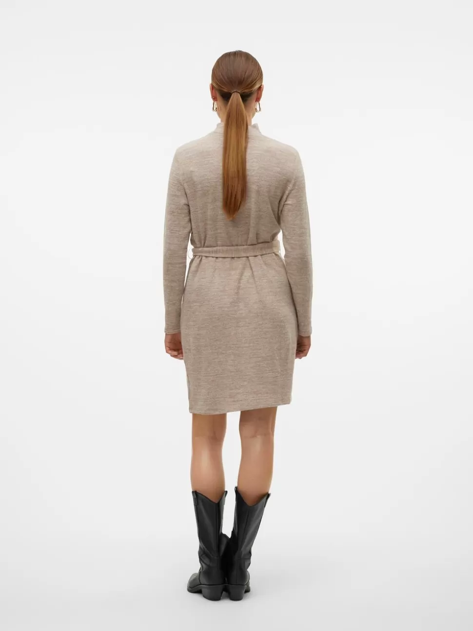 Klänningar^VERO MODA VMBELLA Kort Klänning Silver Mink