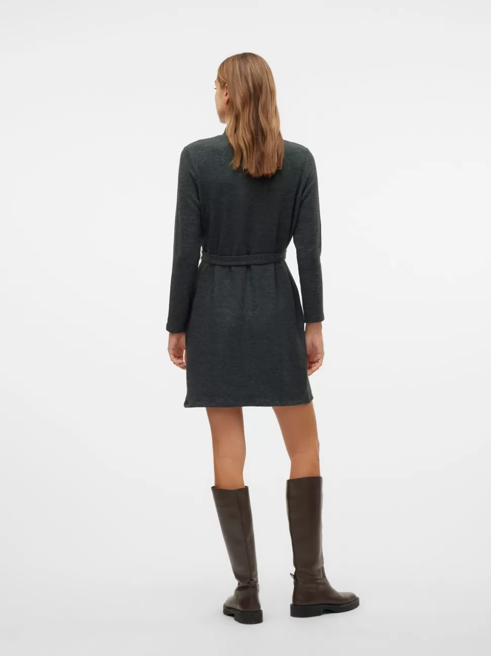 Klänningar^VERO MODA VMBELLA Kort Klänning Dark Forest
