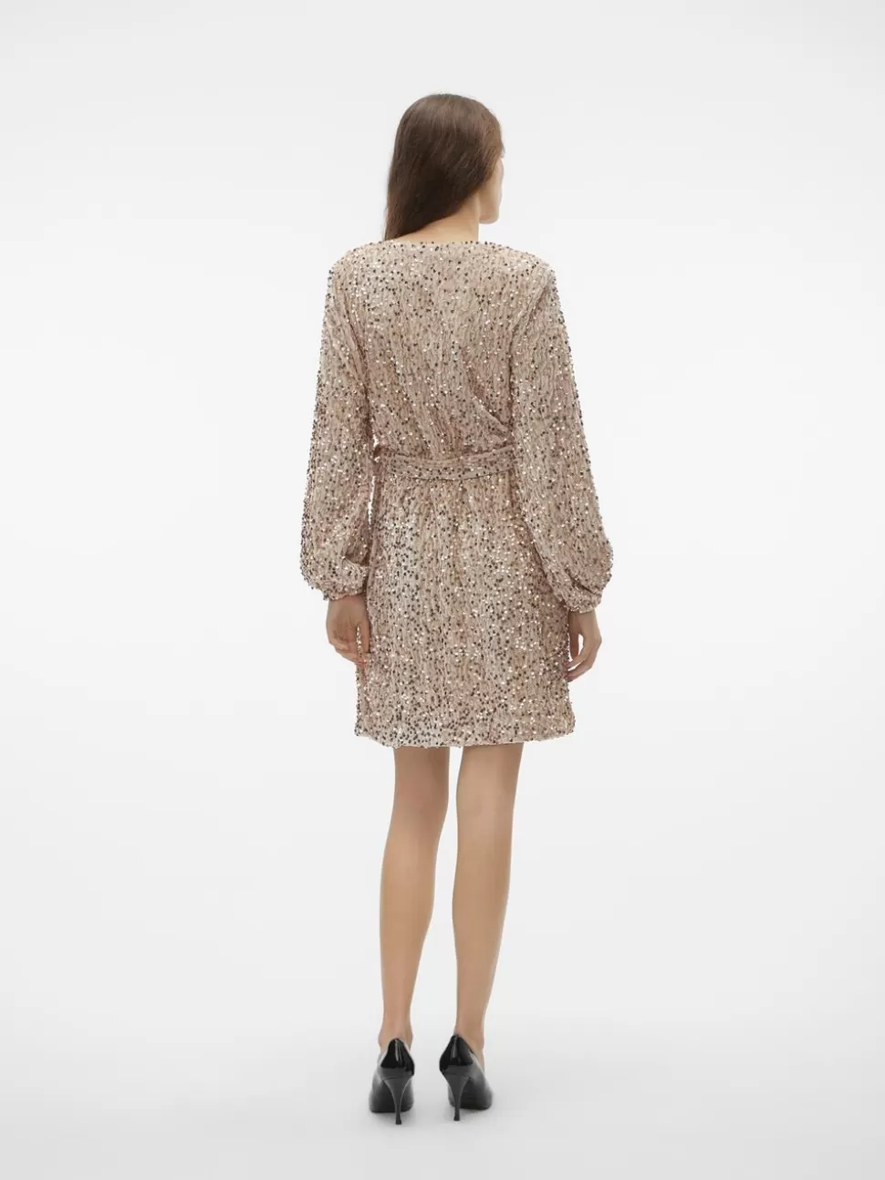 Klänningar | Festkläder^VERO MODA VMBELLA Kort Klänning Pumice Stone