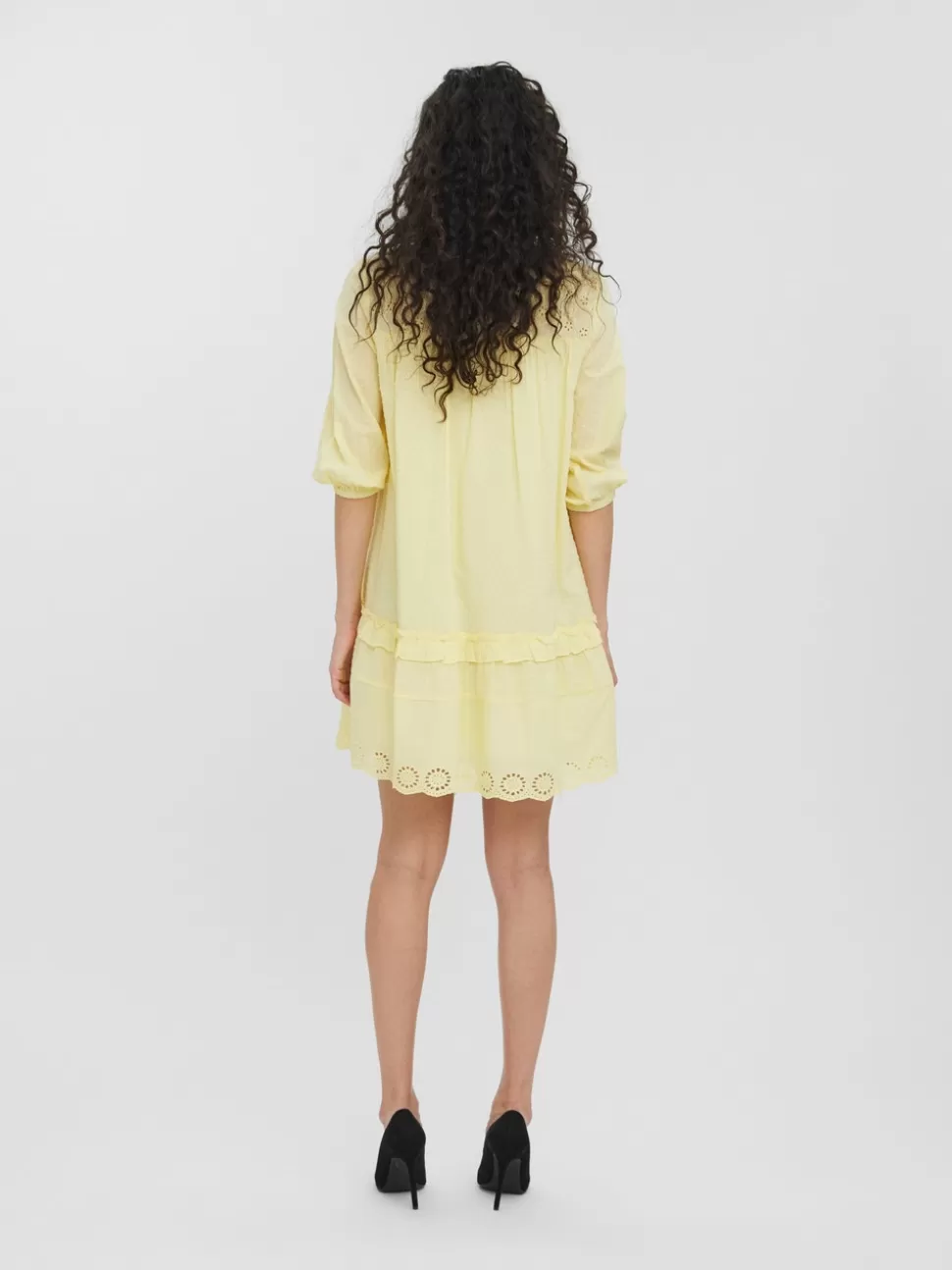 Klänningar^VERO MODA VMBELLA Kort Klänning Lemon Meringue