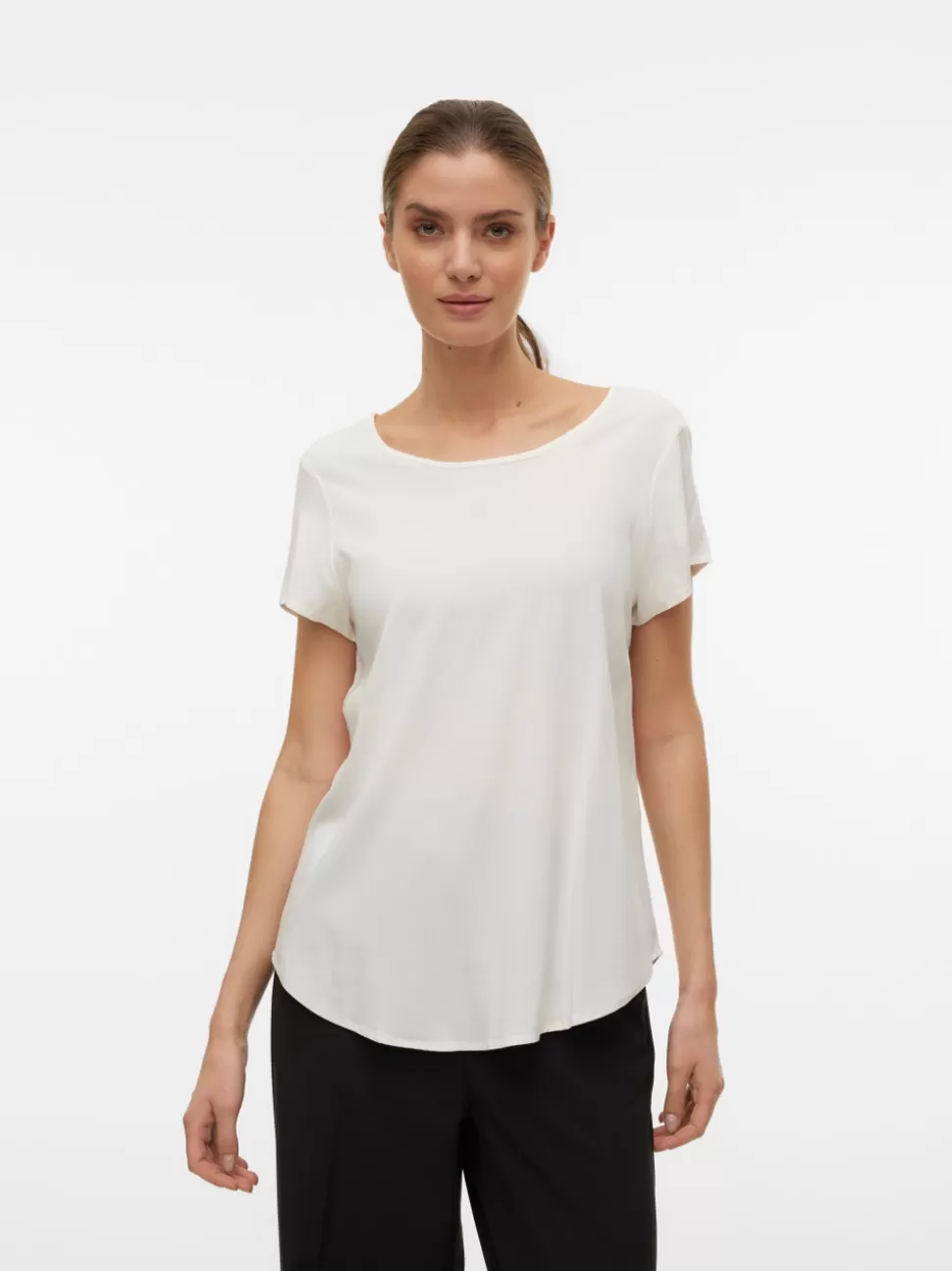 Basics^VERO MODA VMBELLA Topp Snow White