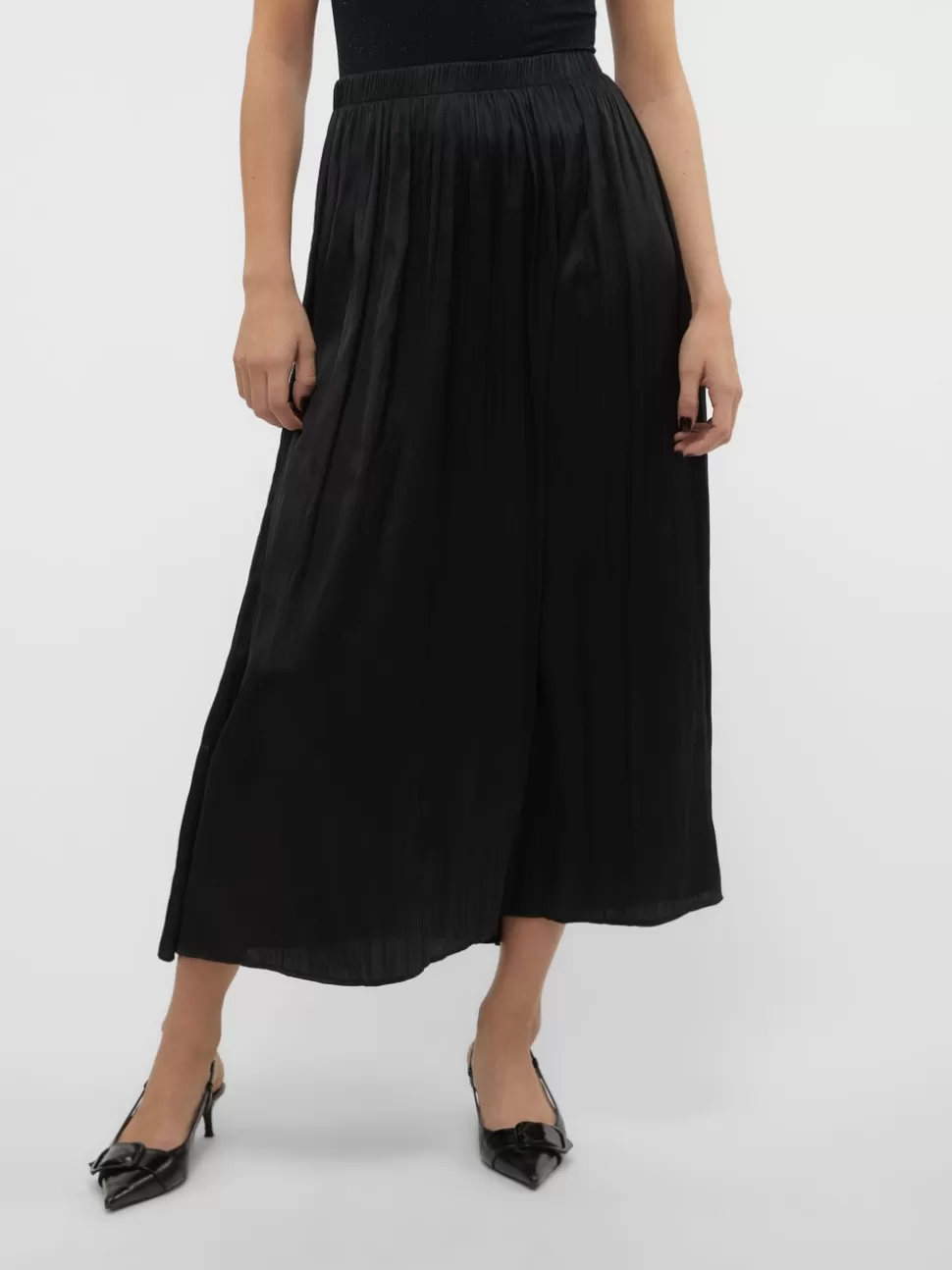 Festkläder | Kjolar^VERO MODA VMBETTI Hög Midja Lång Kjol Black