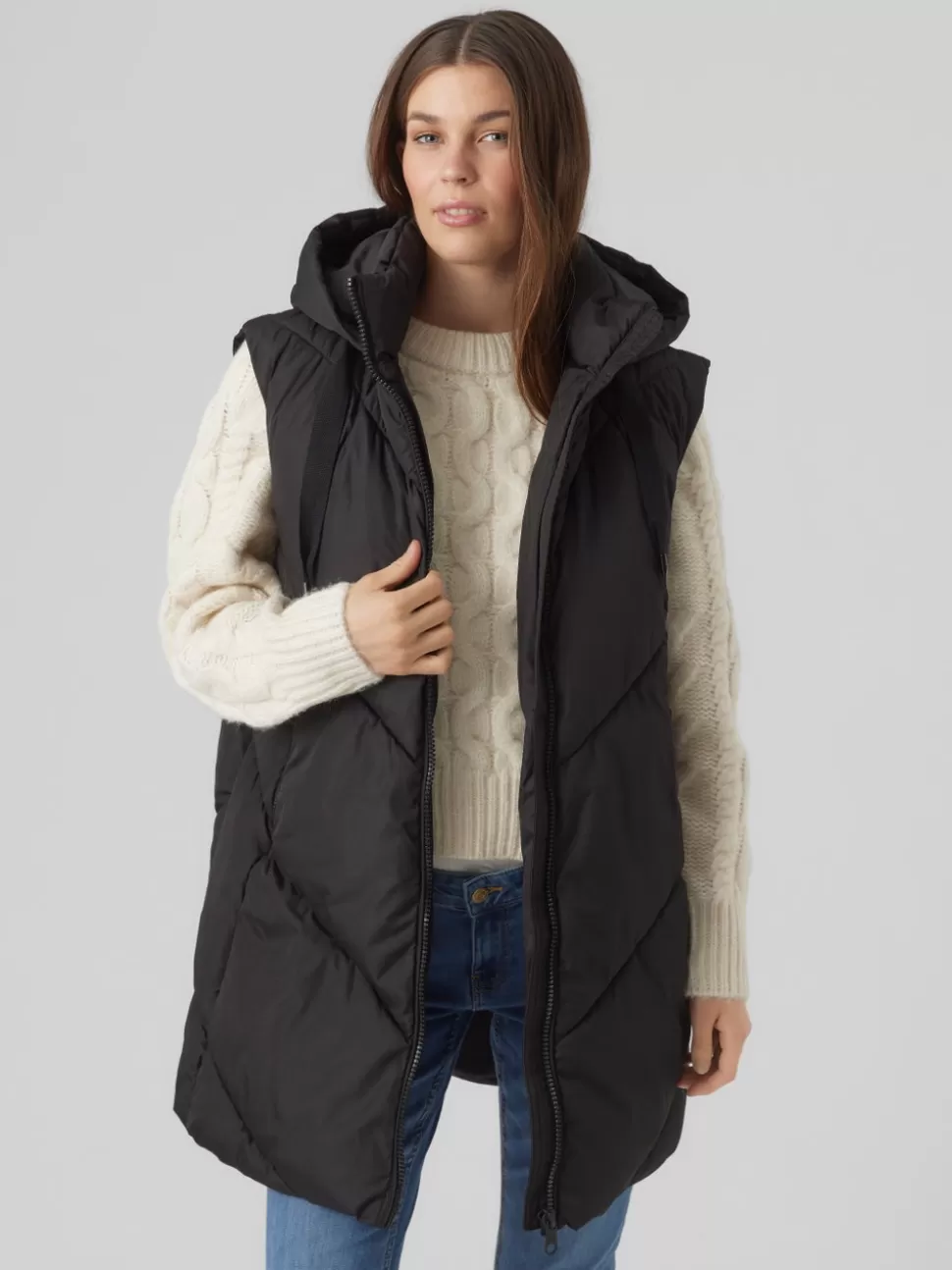 Jackor | Västar^VERO MODA VMBEVERLY Ytterväst Black