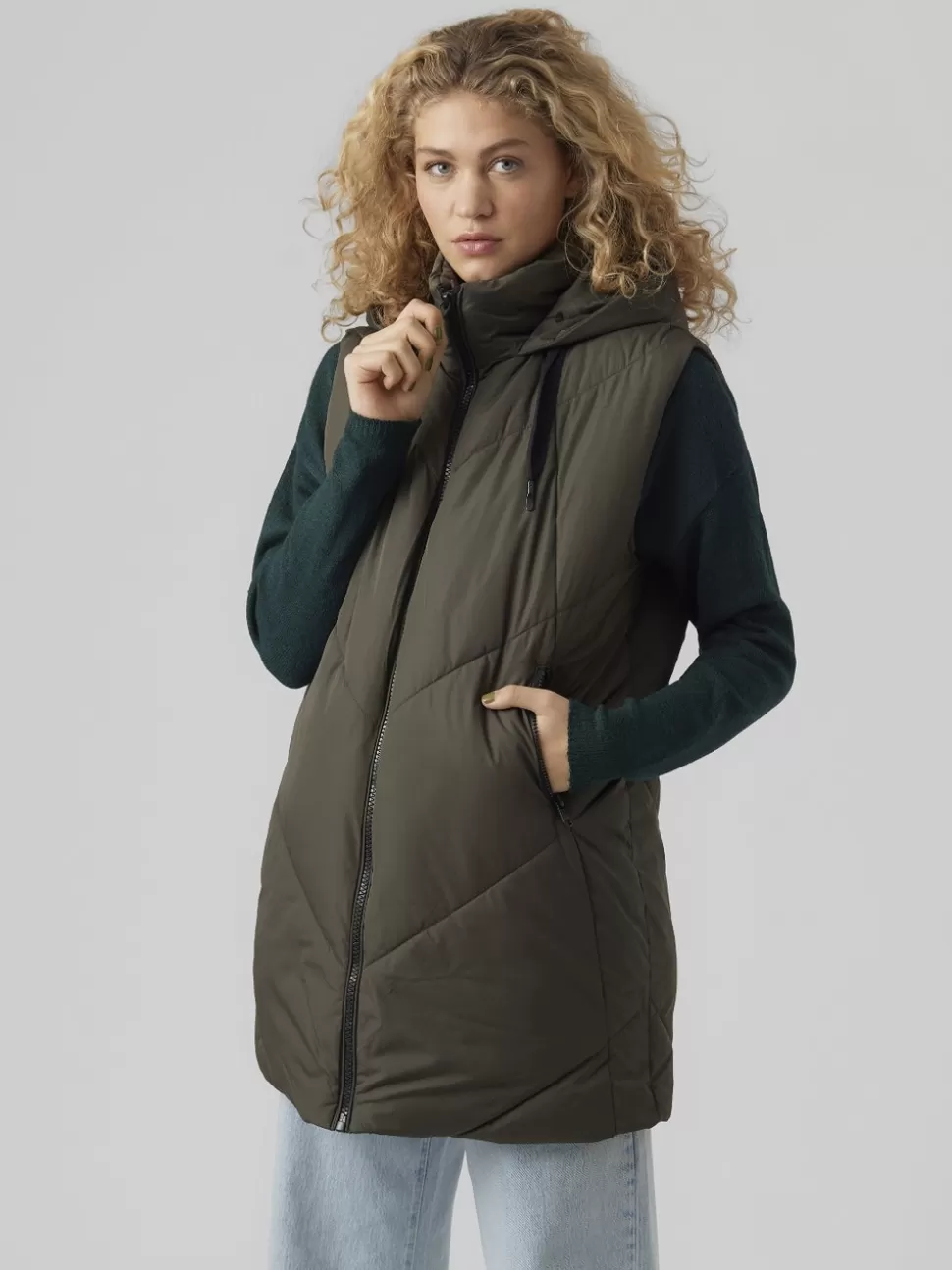 Jackor | Västar^VERO MODA VMBEVERLY Ytterväst Peat