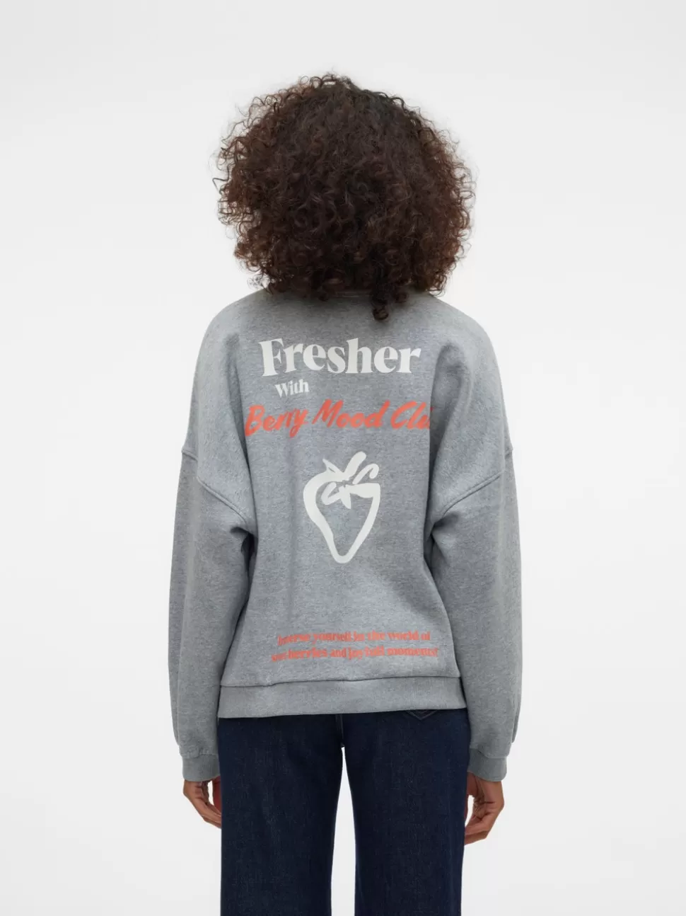 Sweatshirts | Hemmakläder^VERO MODA VMBITTE Sweatshirt Light Grey Melange