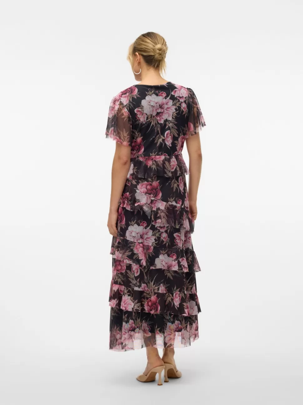 Klänningar^VERO MODA VMBLAIR Lång Klänning Black