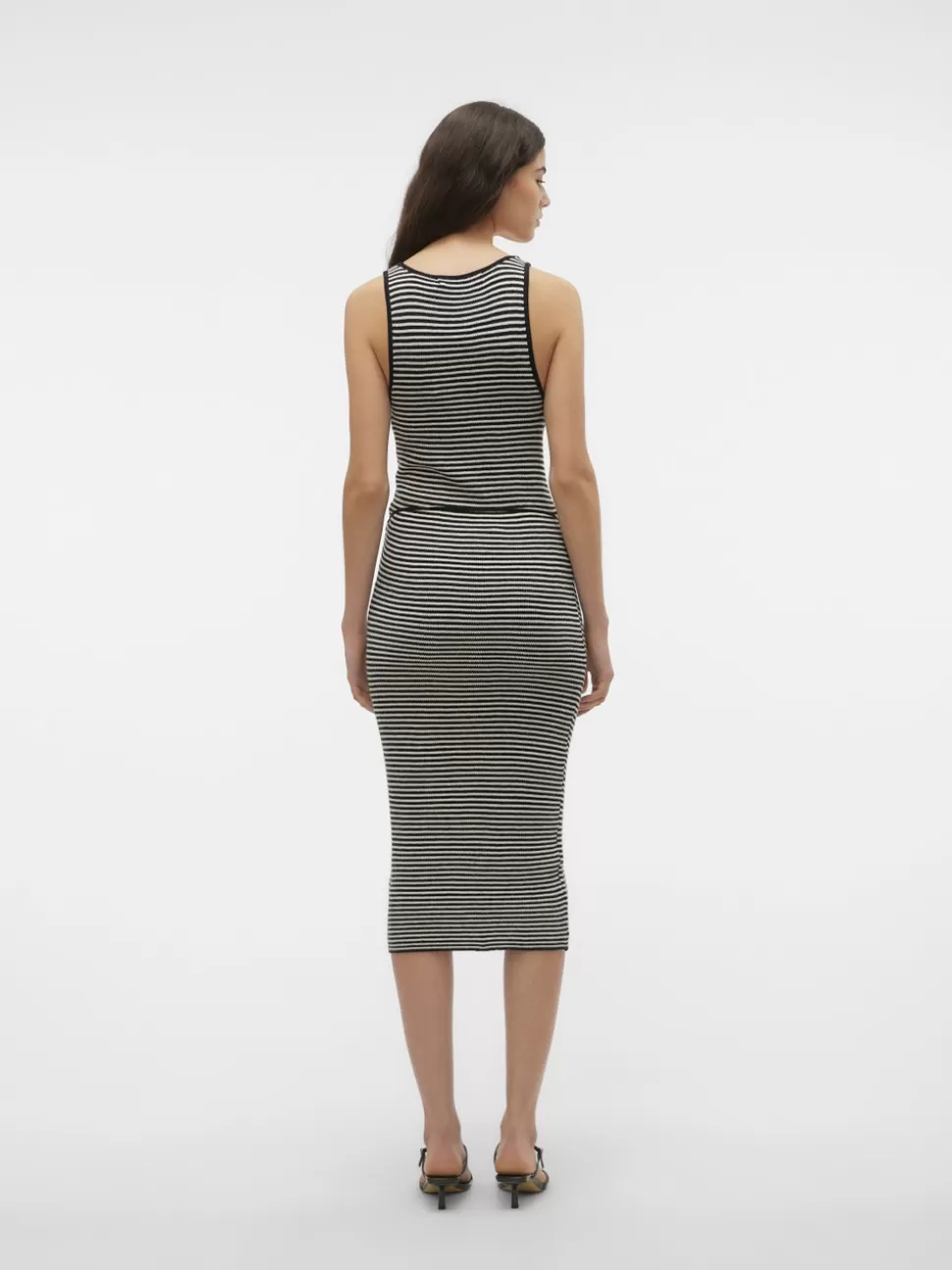 Klänningar^VERO MODA VMBLOOM Midiklänning Black