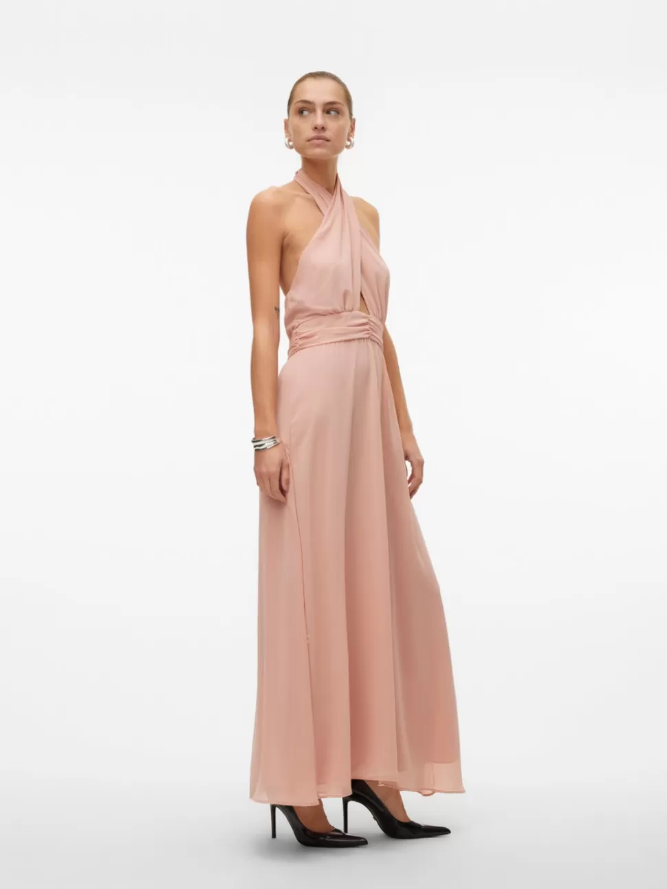 Klänningar | Festkläder^VERO MODA VMBLUEBELLE Lång Klänning Misty Rose