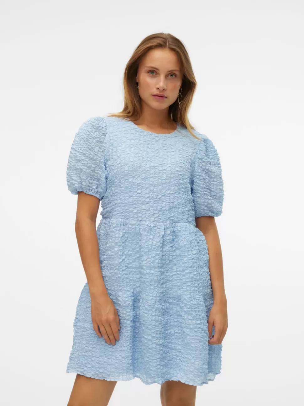 Klänningar^VERO MODA VMBOA Kort Klänning Cashmere Blue