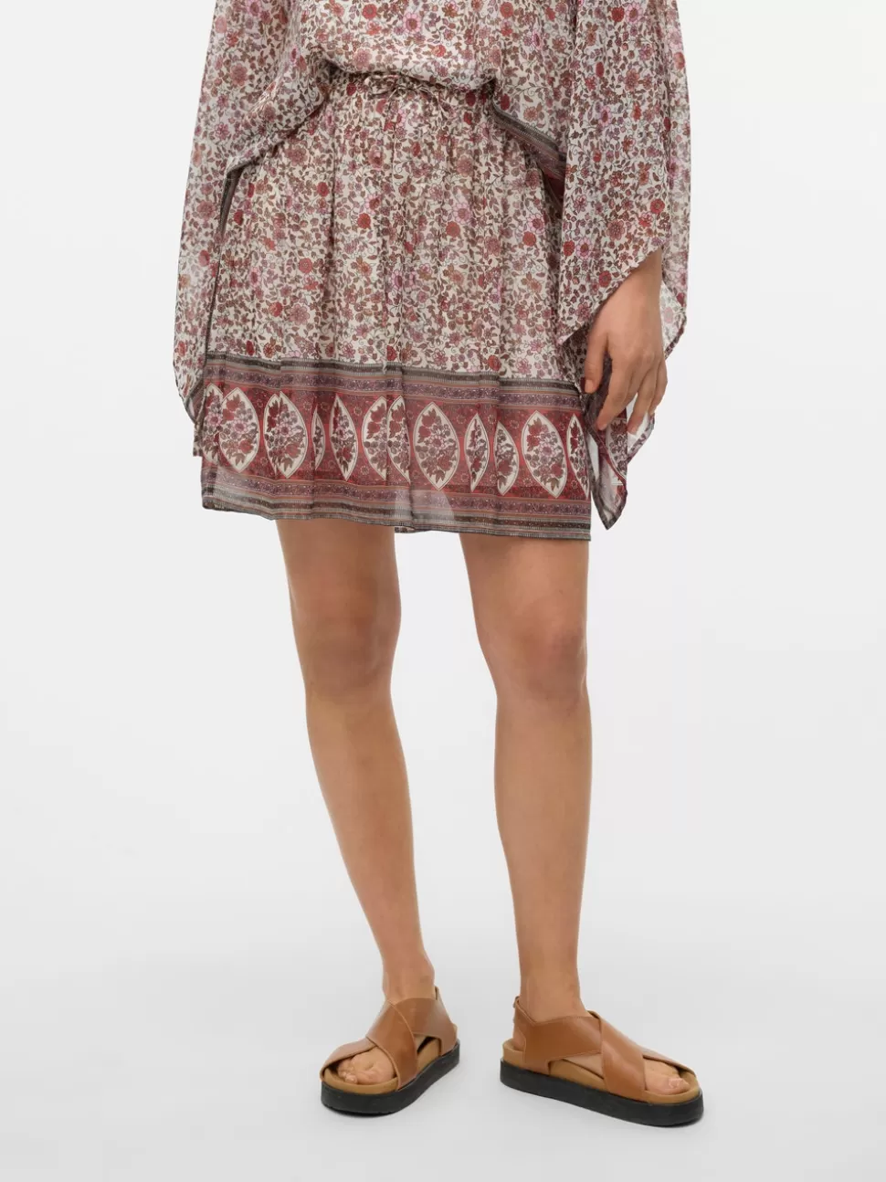 Kjolar^VERO MODA VMBOHO Hög Midja Kort Kjol Birch