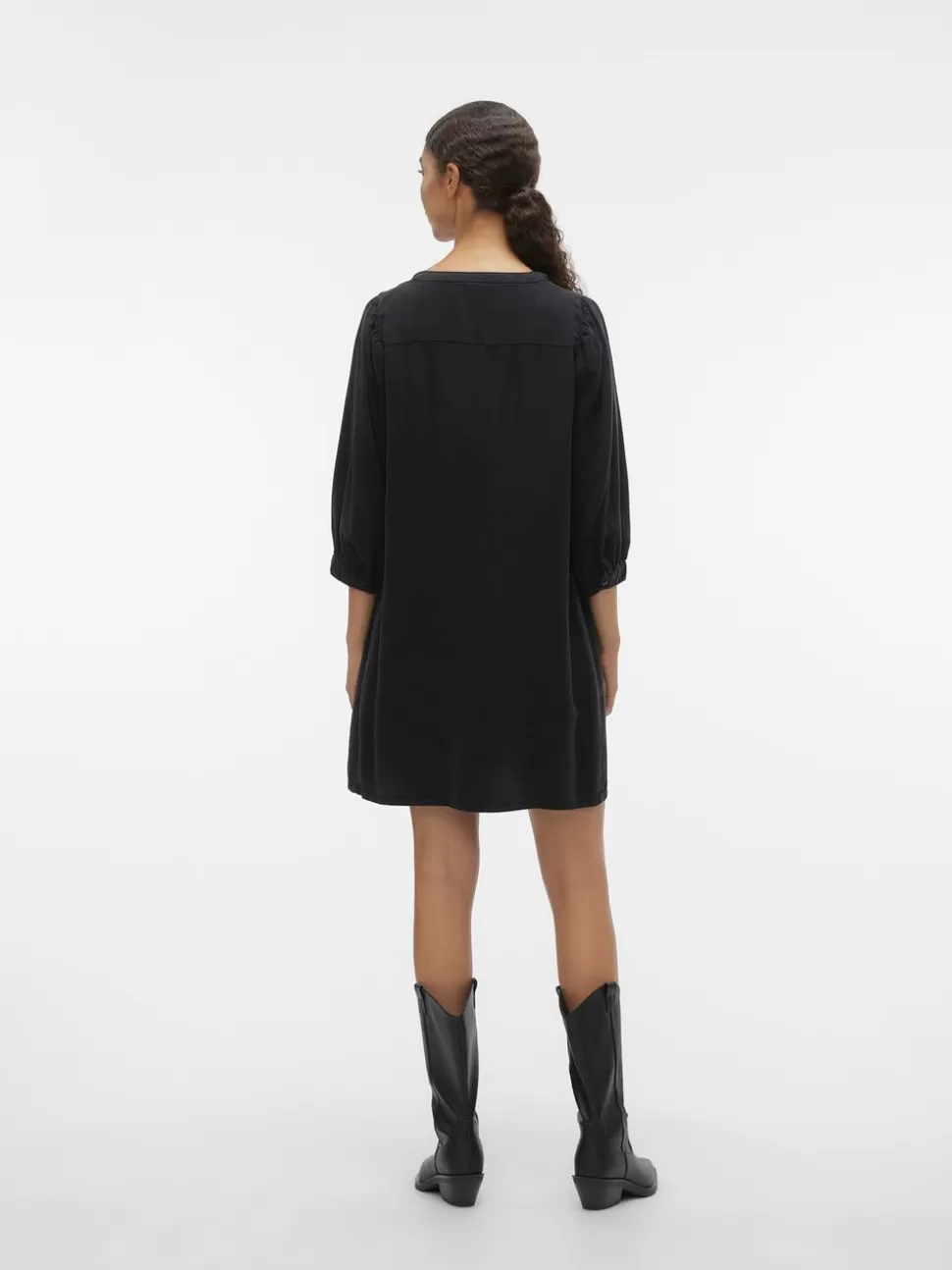 Klänningar | Toppar^VERO MODA VMBREE Kort Klänning Black Denim