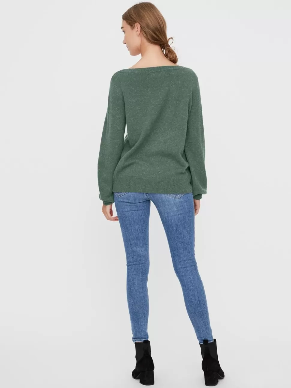 Stickat^VERO MODA VMBRILLIANT Pullover Laurel Wreath