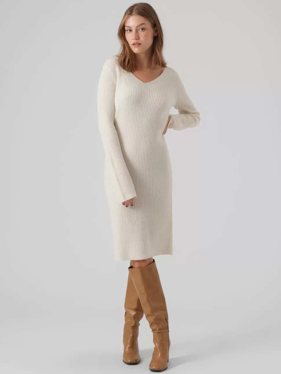 Klänningar^VERO MODA VMBRITANY Lång Klänning Birch