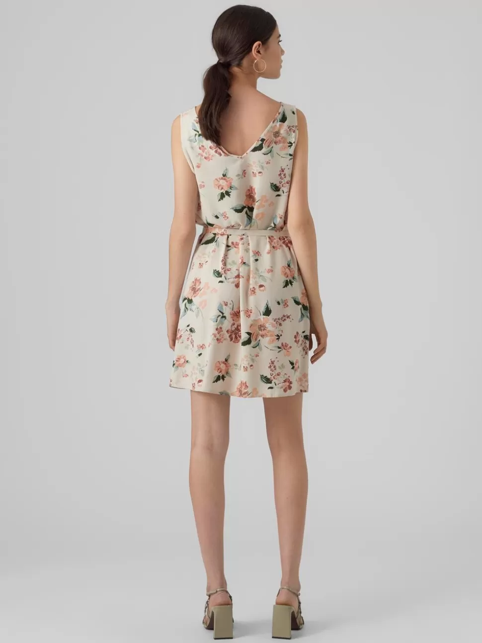 Klänningar^VERO MODA VMBUMPY Kort Klänning Birch