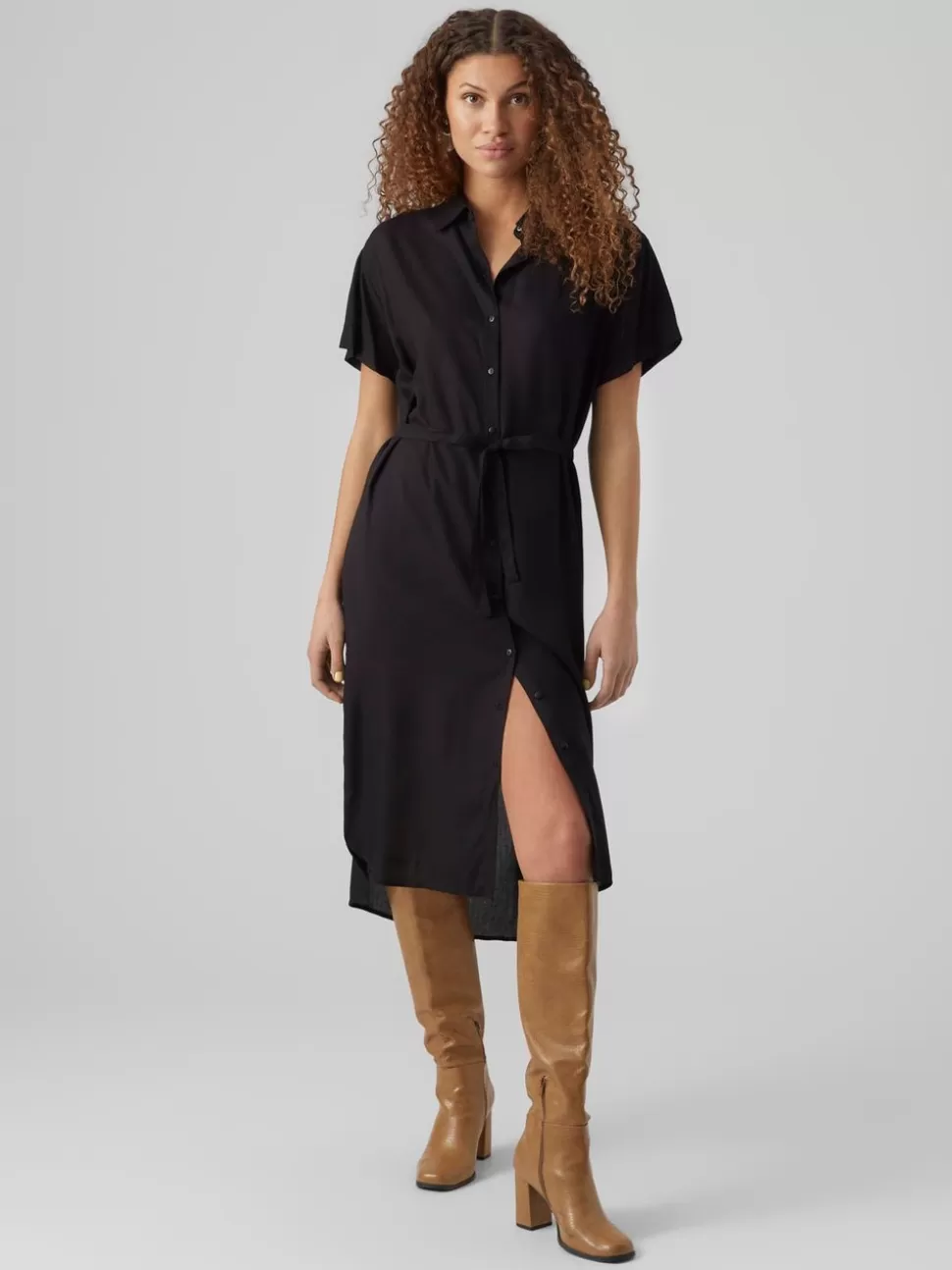 Klänningar | Basics^VERO MODA VMBUMPY Lång Klänning Black