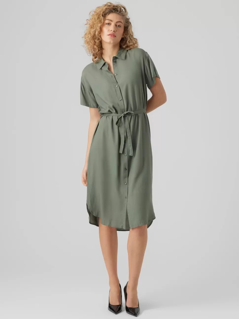 Klänningar | Basics^VERO MODA VMBUMPY Lång Klänning Laurel Wreath