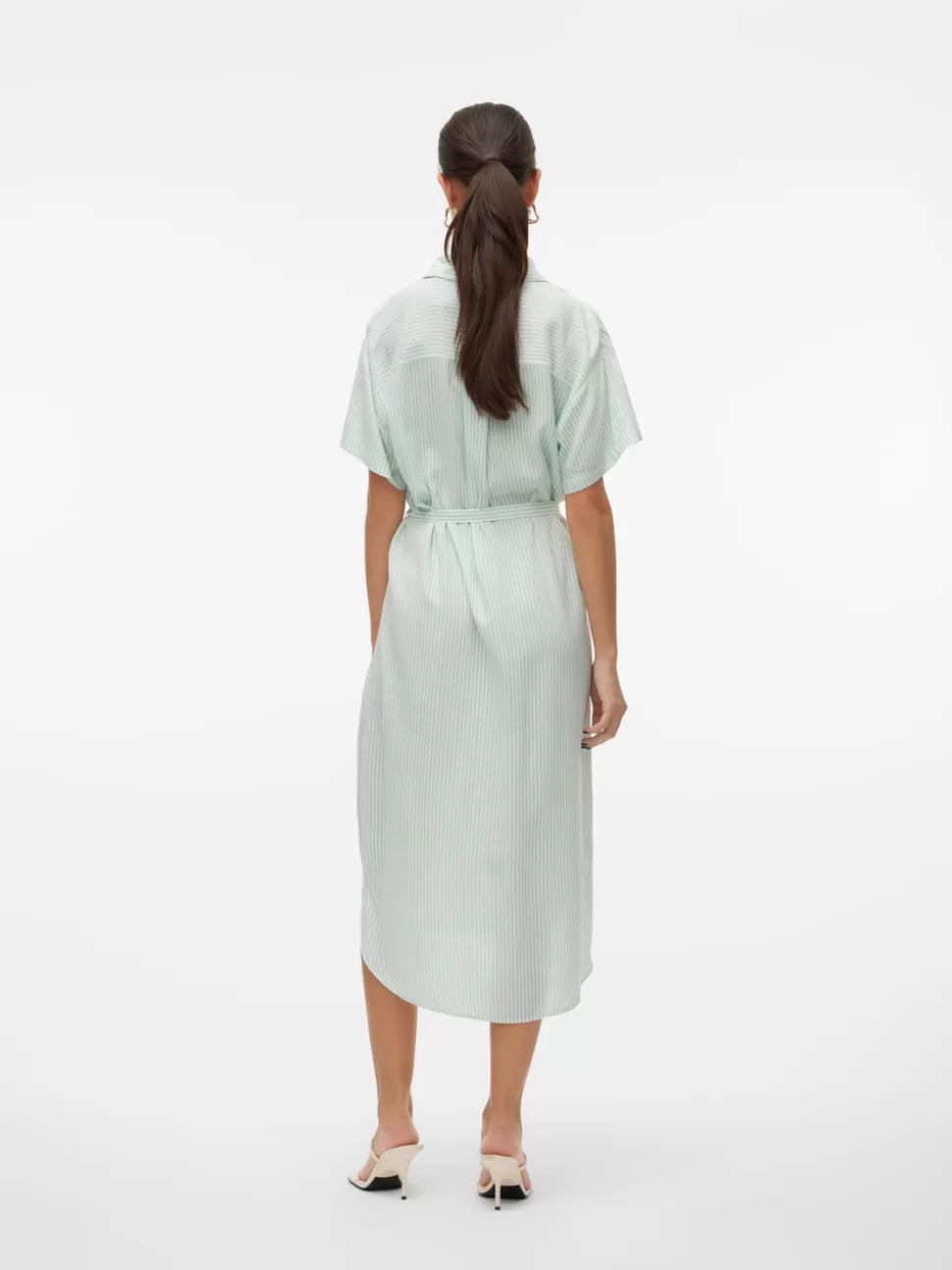 Klänningar | Basics^VERO MODA VMBUMPY Lång Klänning Silt Green