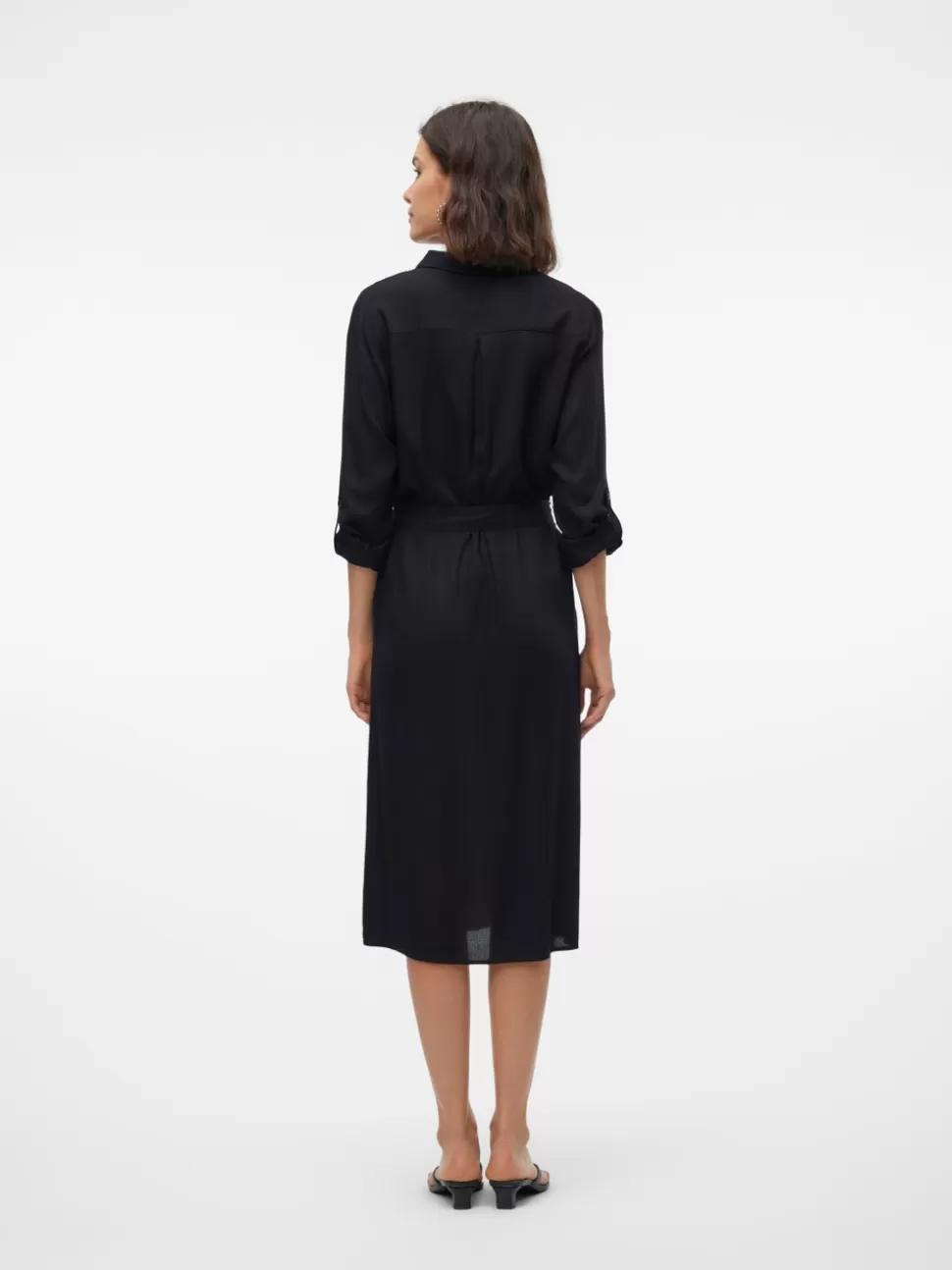 Klänningar^VERO MODA VMBUMPY Midiklänning Black