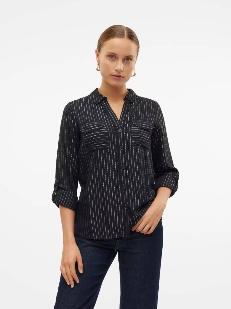 Skjortor | Toppar^VERO MODA VMBUMPY Skjorta Black