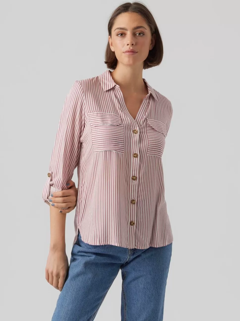 Skjortor | Toppar^VERO MODA VMBUMPY Skjorta Snow White