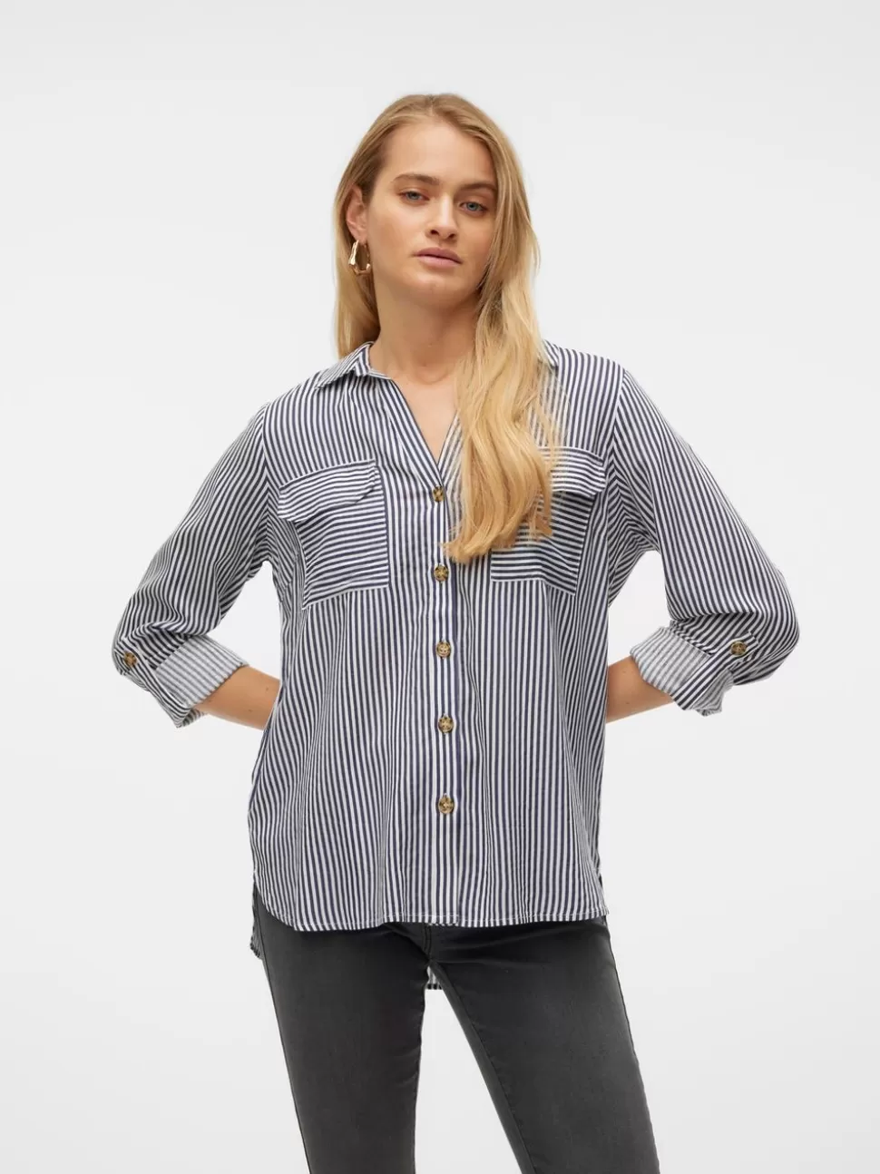 Skjortor | Toppar^VERO MODA VMBUMPY Skjorta Snow White