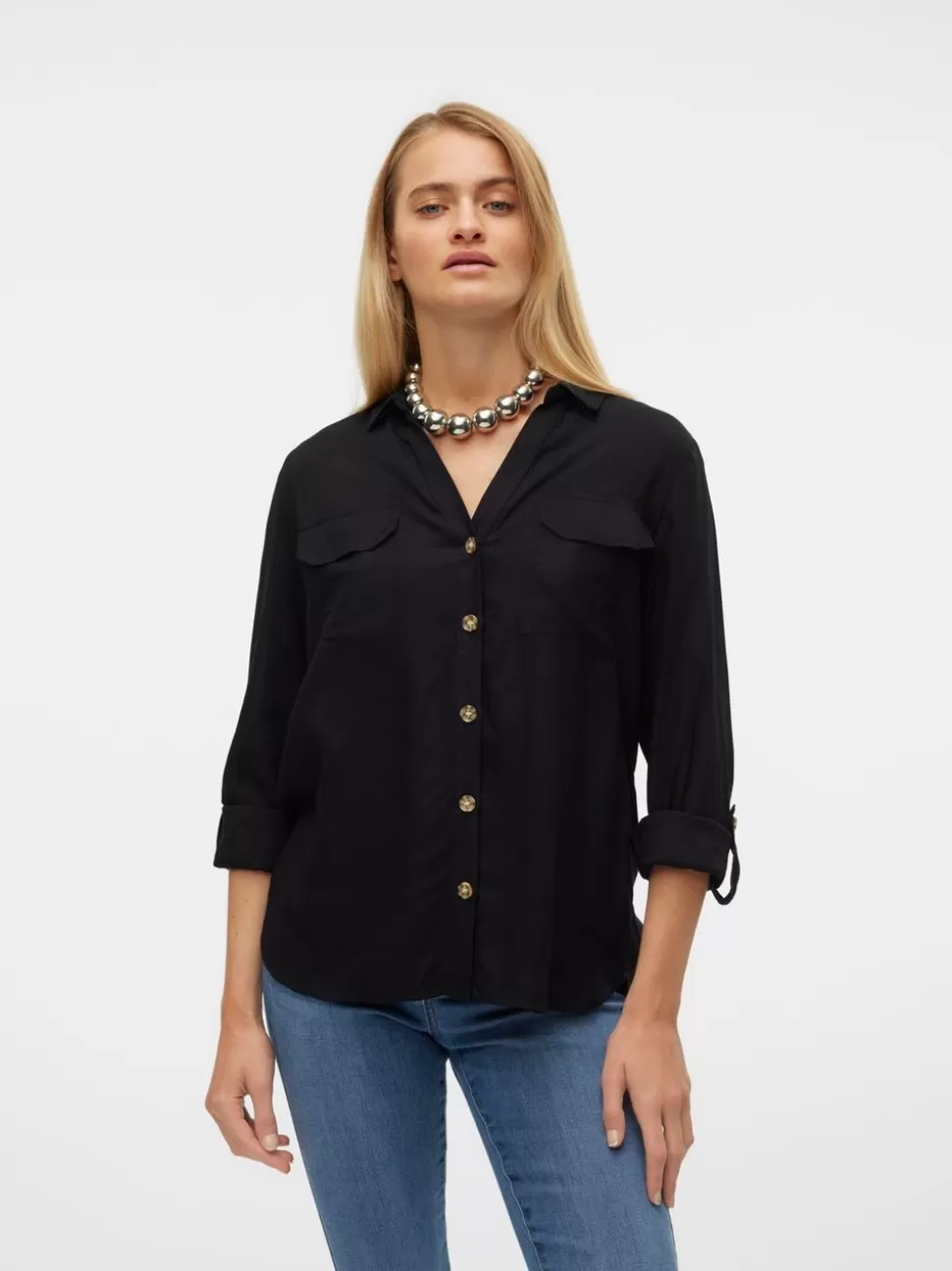 Skjortor | Toppar^VERO MODA VMBUMPY Skjorta Black
