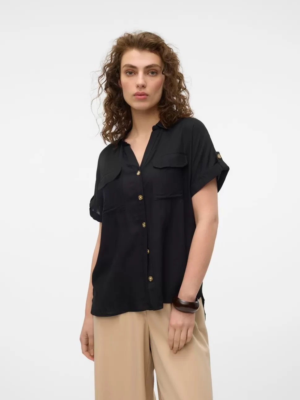 Skjortor | Basics^VERO MODA VMBUMPY Skjorta Black
