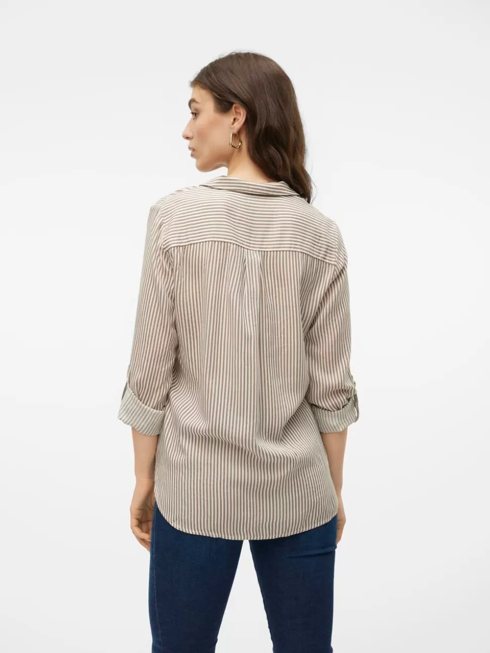 Skjortor | Toppar^VERO MODA VMBUMPY Skjorta Brown Lentil
