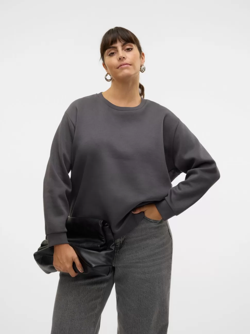 Sweatshirts^VERO MODA VMCANJA Sweatshirt Asphalt