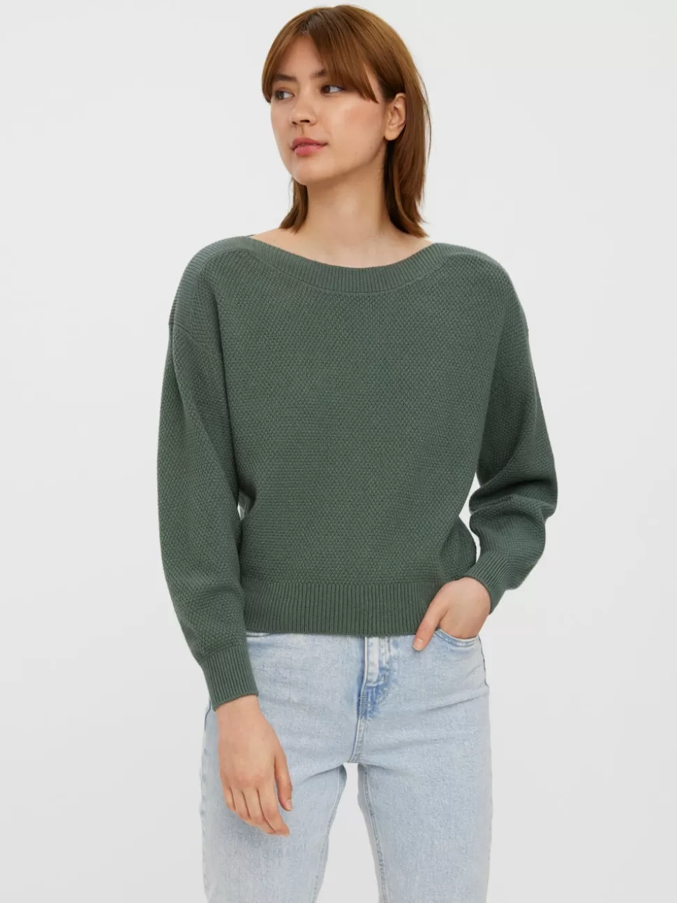 Stickat | Toppar^VERO MODA VMCARDI Pullover Laurel Wreath