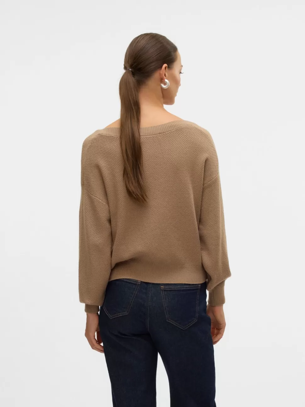 Stickat | Toppar^VERO MODA VMCARDI Pullover Sepia Tint