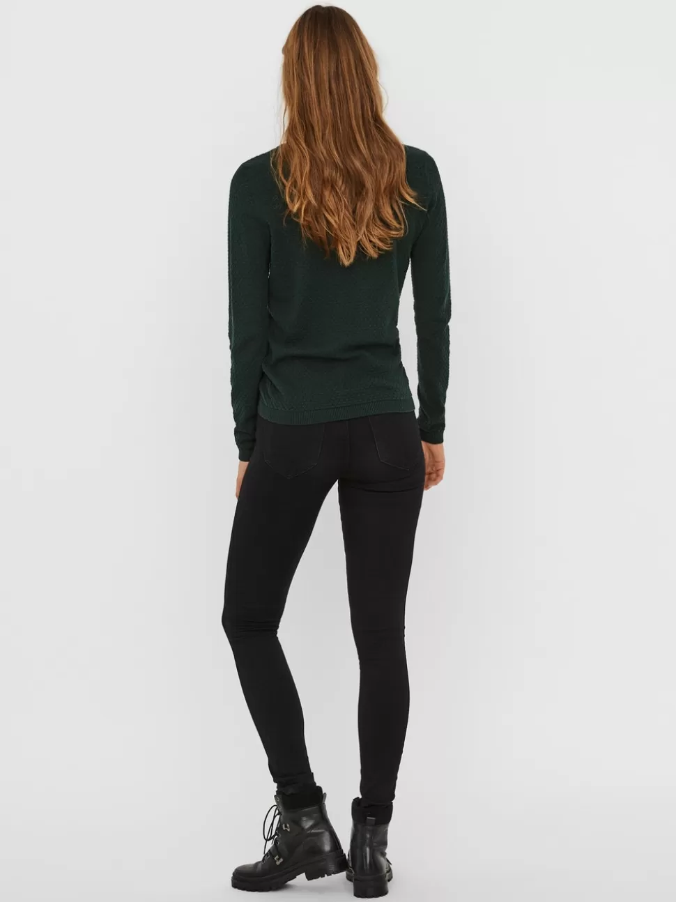 Stickat | Basics^VERO MODA VMCARE Pullover Pine Grove